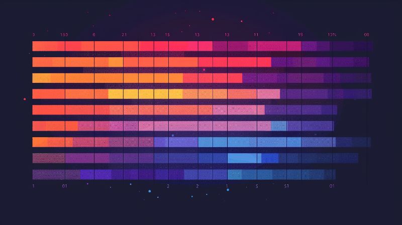 Heatmap with Stepped Gradient